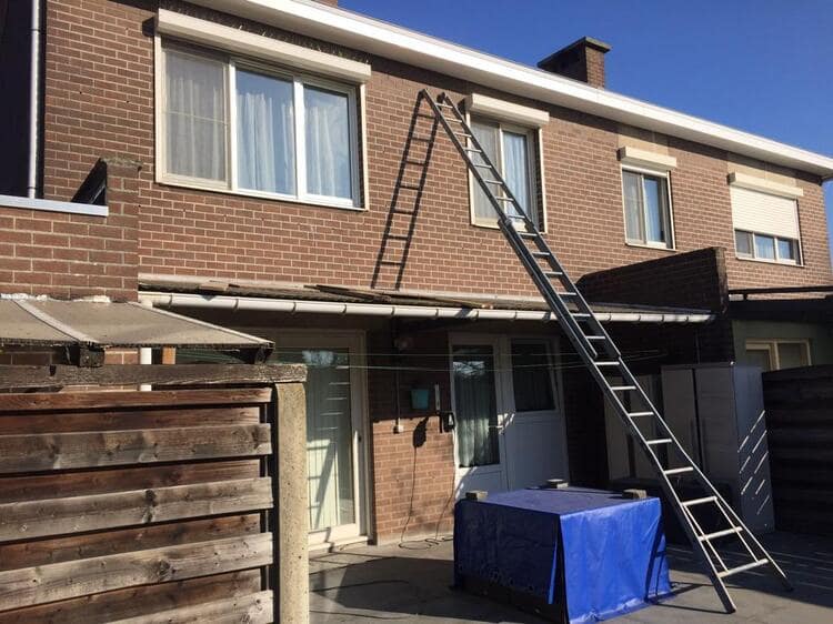 Realisatie 2x 82m EPS Isomo Pearls spouwmuurisolatie Berendrecht